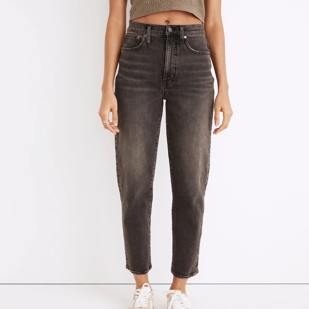 Madewell Balloon Jeans in Brunswick Wash Black